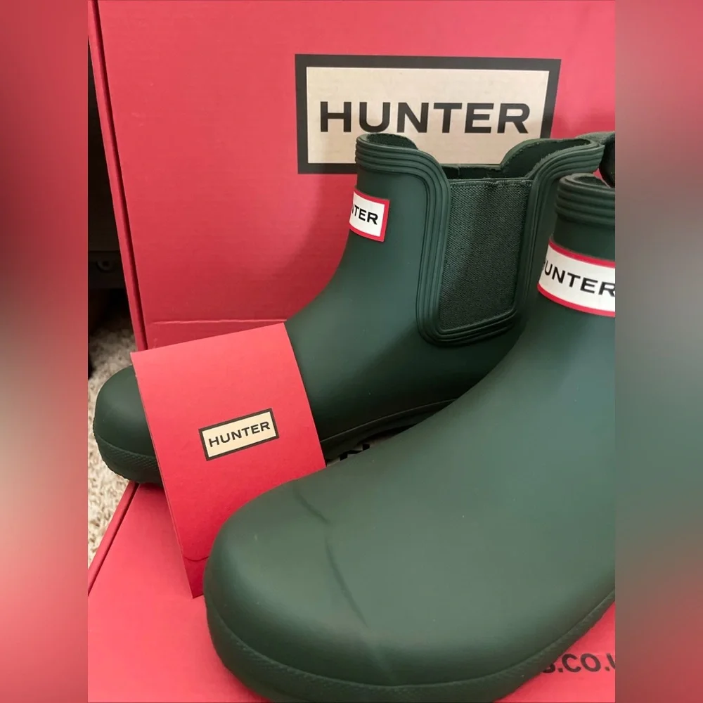 Hunter Womens Boots Original Chelsea Casual Ankle Chelsea Rubber new with box